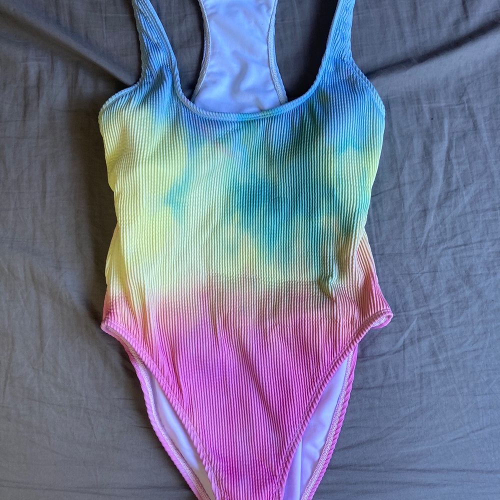 Custom Tie Dye Bikini Lab One Piece Bathing Suit - Picture 1 of 4